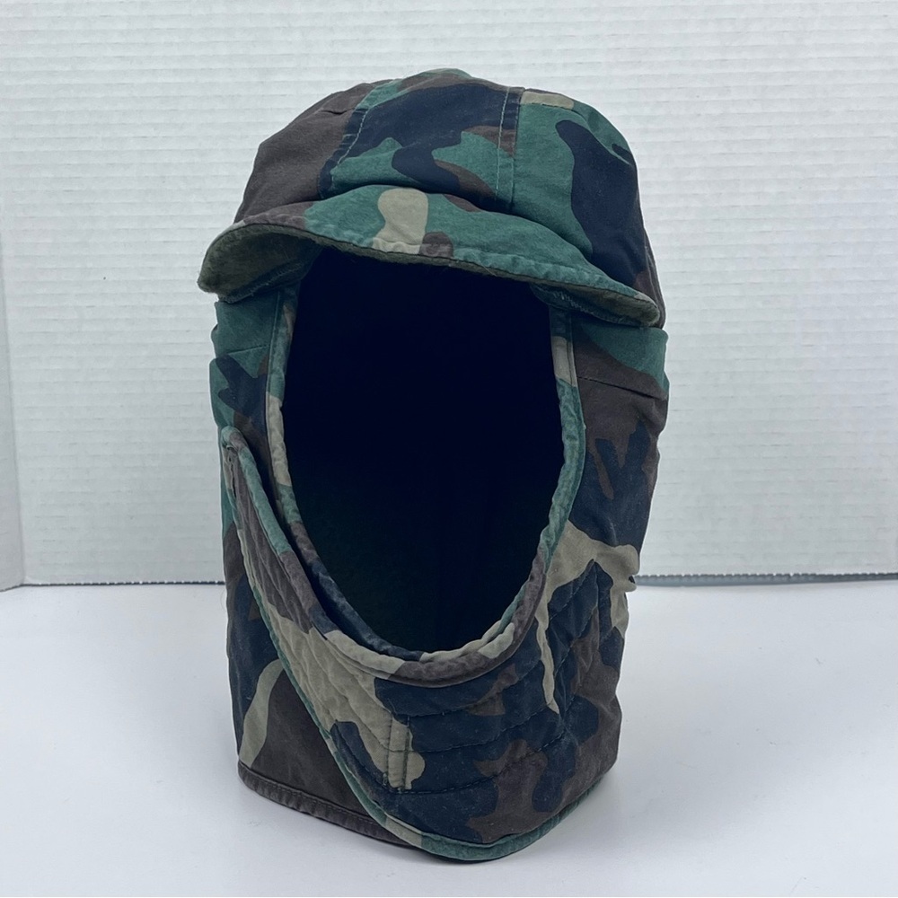 US Army Issue Men's Woodland Camo Insulated Cap/ Helmet Liner Size 7; Hunting